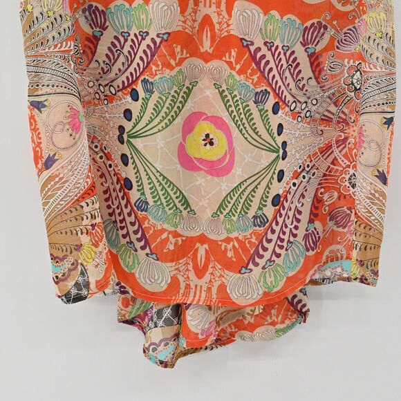 LA FEE MARABOUTEE Top Womens Size 40‎ Multicolor Printed Sleeveless Tank Blouse - Picture 3 of 11